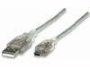 Manhattan 6FT Usb 2.0 A Male / Mini-B Male Cable - 333412