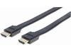 Manhattan 3 FT FLAT Hdmi 3D, 4K, Cable - 391474