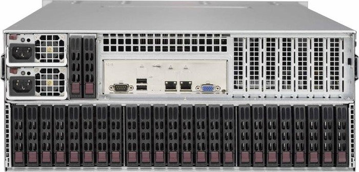 Supermicro Superchassis 216Be1C-R920Lpb - Rack-Mountable - Black - 2U - 3 X 3.15" X Fan(S) Installed - 2 X 920 W - Power Supply Installed - Atx, Eatx Motherboard Supported - 8 X Fan(S) Supported - 24 X External 5.25" Bay - CSE-216BE1C-R920LPB