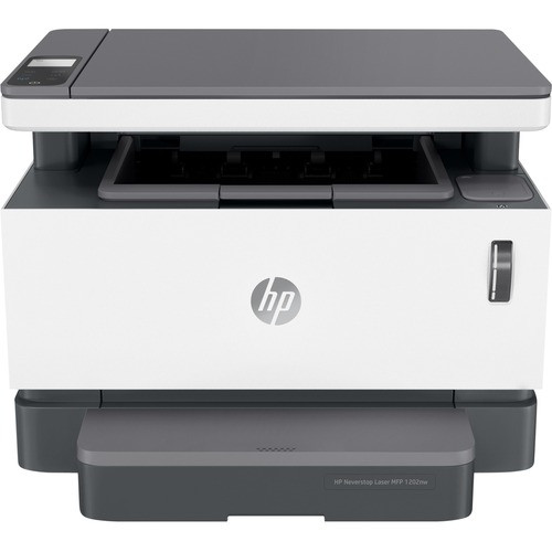HP  Neverstop 1202nw Wireless Laser Multifunction Printer - Monochrome - Copier/Printer/Scanner - 21 ppm Mono Print - 600 x 600 dpi Print - Manual Duplex Print - Upto 20000 Pages Monthly - 5HG93A#BGJ