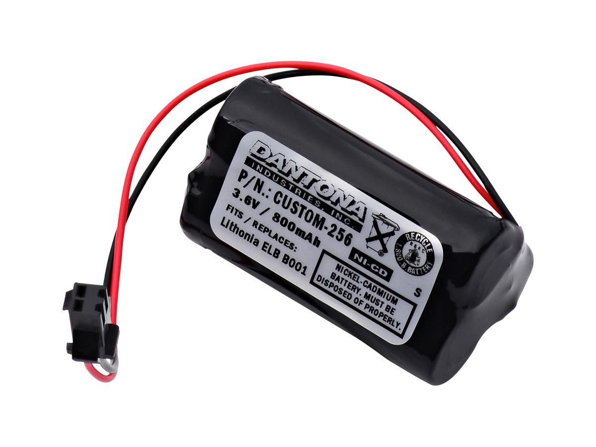 Dantona Replacement Emergency Light Battery - Custom-256