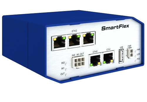 Advantech B+B SmartWorx SmartFlex, Global, 5x ETH, PoE PSE, Plastic, No ACC - SR30008110