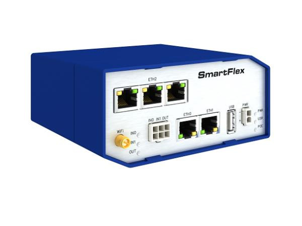 Advantech B+B SmartWorx SmartFlex, Global, 5x ETH, WIFI, PoE PSE, Plastic, No ACC - SR30018110