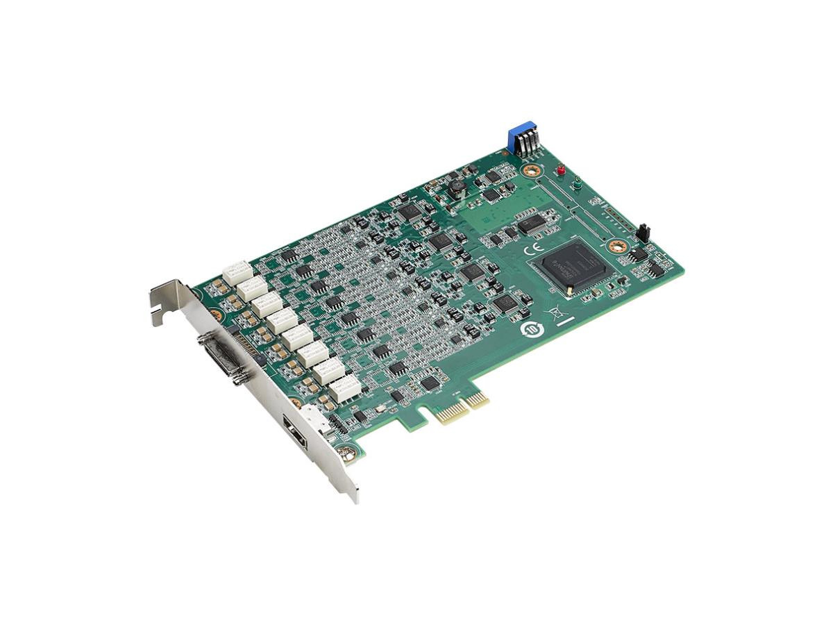 Advantech B+B SmartWorx 8-channel, 24-bit Dynamic Signal Acquisition PCIe Card – PCIE-1802-AE
