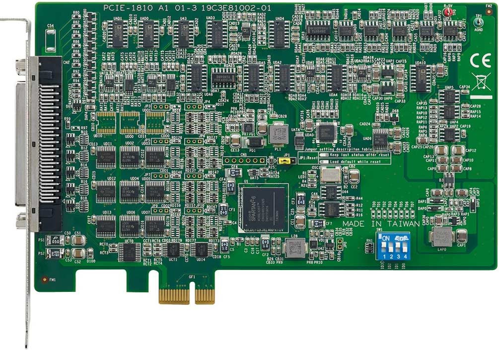 Advantech B+B SmartWorx 16-channel, 12-bit, 800kS/s PCIe Multifunction Card – PCIE-1810-AE