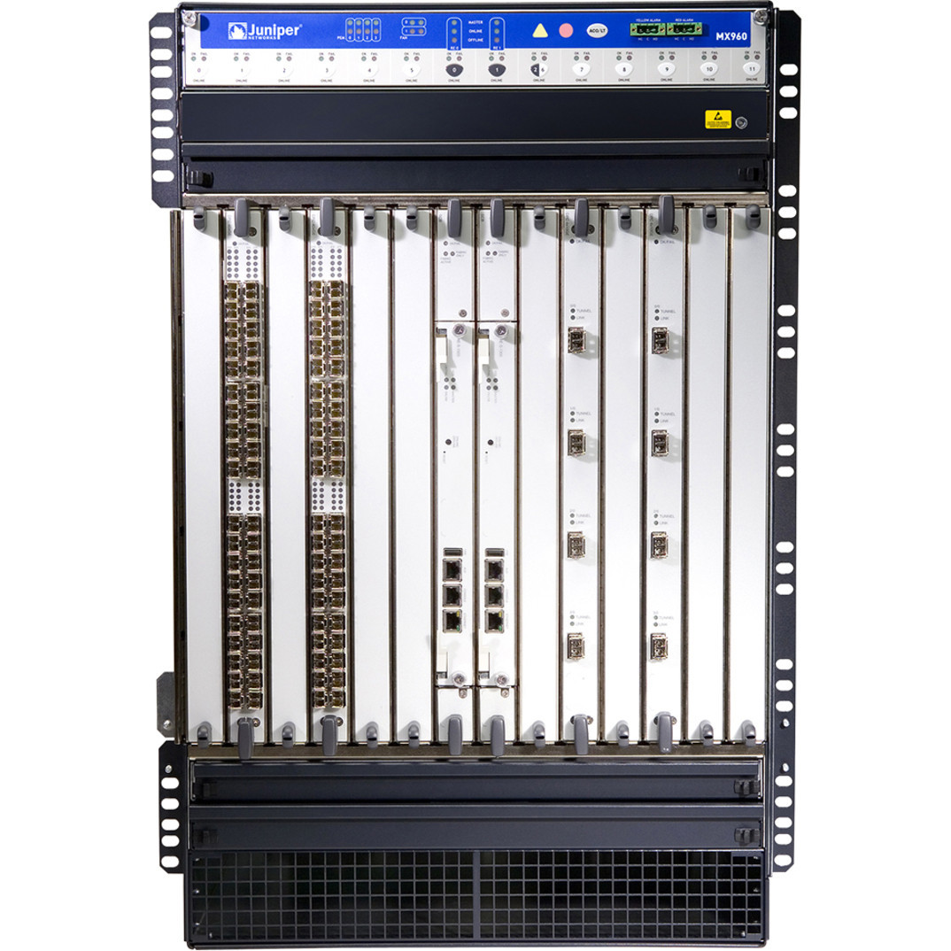MX960 Premium Bundle with redundant components, DC Power