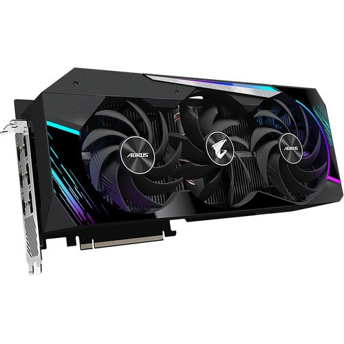 Gigabyte Aorus NVIDIA GeForce RTX 3080 Ti Graphic Card - 12 GB GDDR6X - 1.77 GHz Core - 384 bit Bus Width - PCI Express 4.0 x16 - DisplayPort - HDMI GV-N308TAORUS M-12GD
