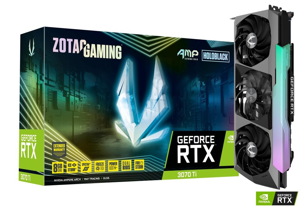 Zotac Gaming Geforce Rtx 3070 Ti Amp Extreme Holo - ZT-A30710B-10P