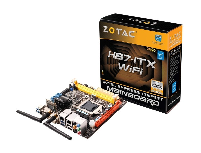 Zotac H87-Itx Wifi A Series Intel Chipset Lga1150 Socket 2 Ddr3 1600 - H87ITX-A-E