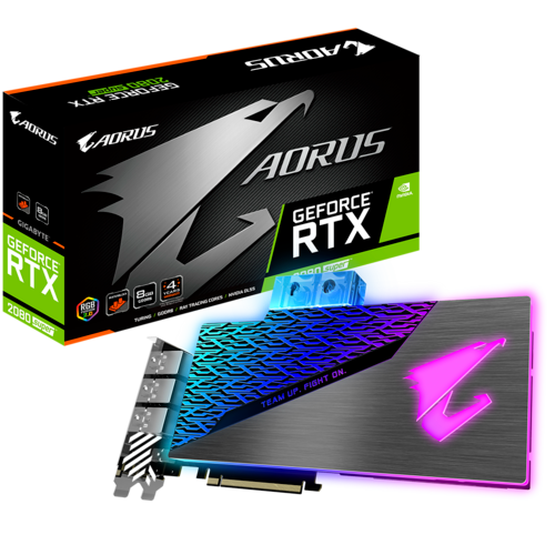 Gigabyte AORUS GeForce® RTX 2080 SUPE WATERFORCE WB 8G Graphics Card