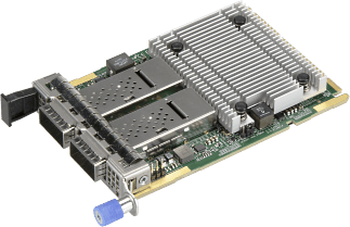 Supermicro Advanced 100Gb Ethernet Controller In Supermicro Advanced I/O Module (Aiom) Advanced I/O Module (Aiom) Form Factor Broadcomâ® Bcm57508 100Gbe Controller Dual Qsfp28 Ports - AOC-A100G-b2CM
