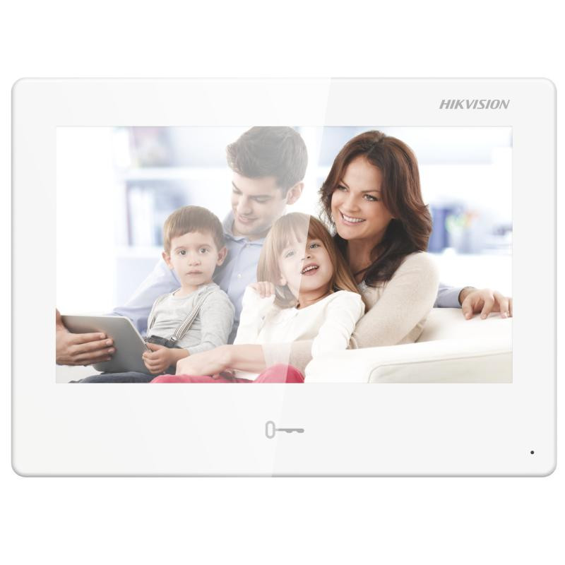 Hikvision 7-inch Colorful Touch Screen All-in-one Indoor Station - DS-KH9310-WTE1(B)