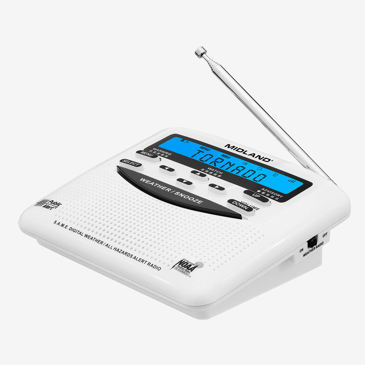 Midland NOAA Weather and Emergency Alert Radio - WR120