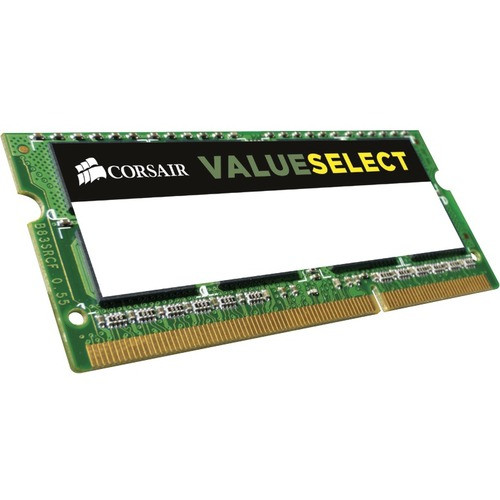 Corsair 4GB DDR3 SDRAM Memory Module - For Notebook - 4 GB (1 x 4GB) - DDR3-1600/PC3-12800 DDR3 SDRAM - 1600 MHz - CL11 - 1.35 V - 204-pin - SoDIMM - Lifetime Warranty DDR3L 204PIN SODIMM 1.35V - CMSO4GX3M1C1600C11