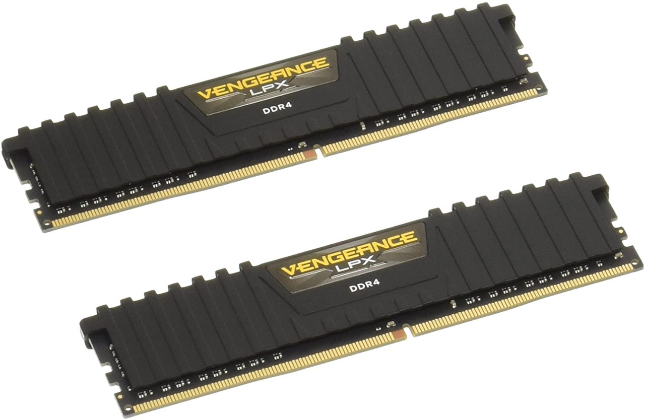 Corsair 8GB Vengeance LPX DDR4 SDRAM Memory Module Kit - 8 GB (2 x 4GB) - DDR4-2400/PC4-19200 DDR4 SDRAM - 2400 MHz - CL16 - 1.20 V - Unbuffered - 288-pin - DIMM VENGEANCE LPX MEMORY KIT - CMK8GX4M2A2400C16