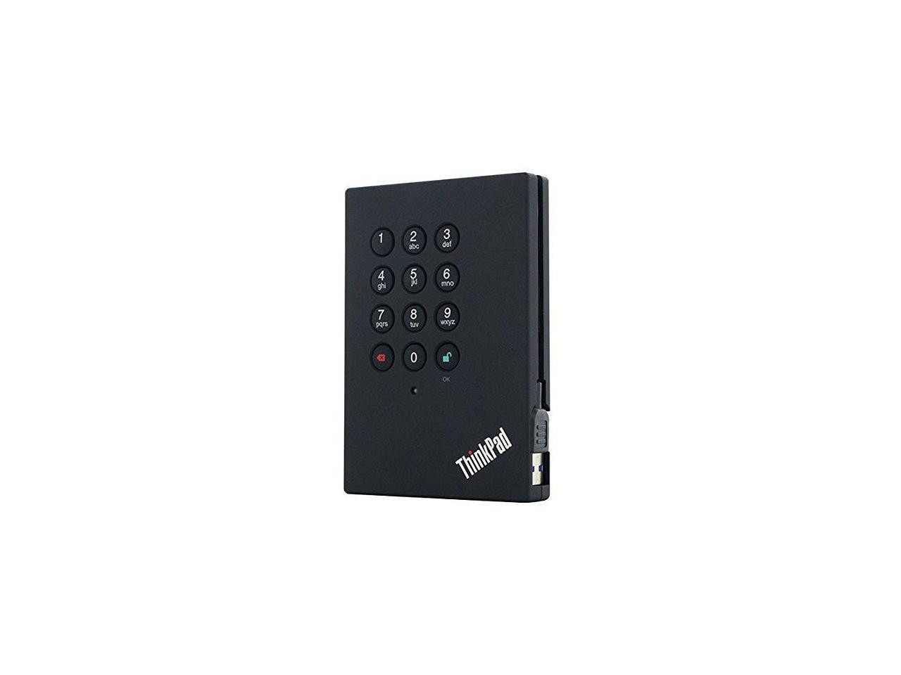 Lenovo ThinkPad USB 3.0 2TB Portable Secure Hard Drive - 4XB0K83868