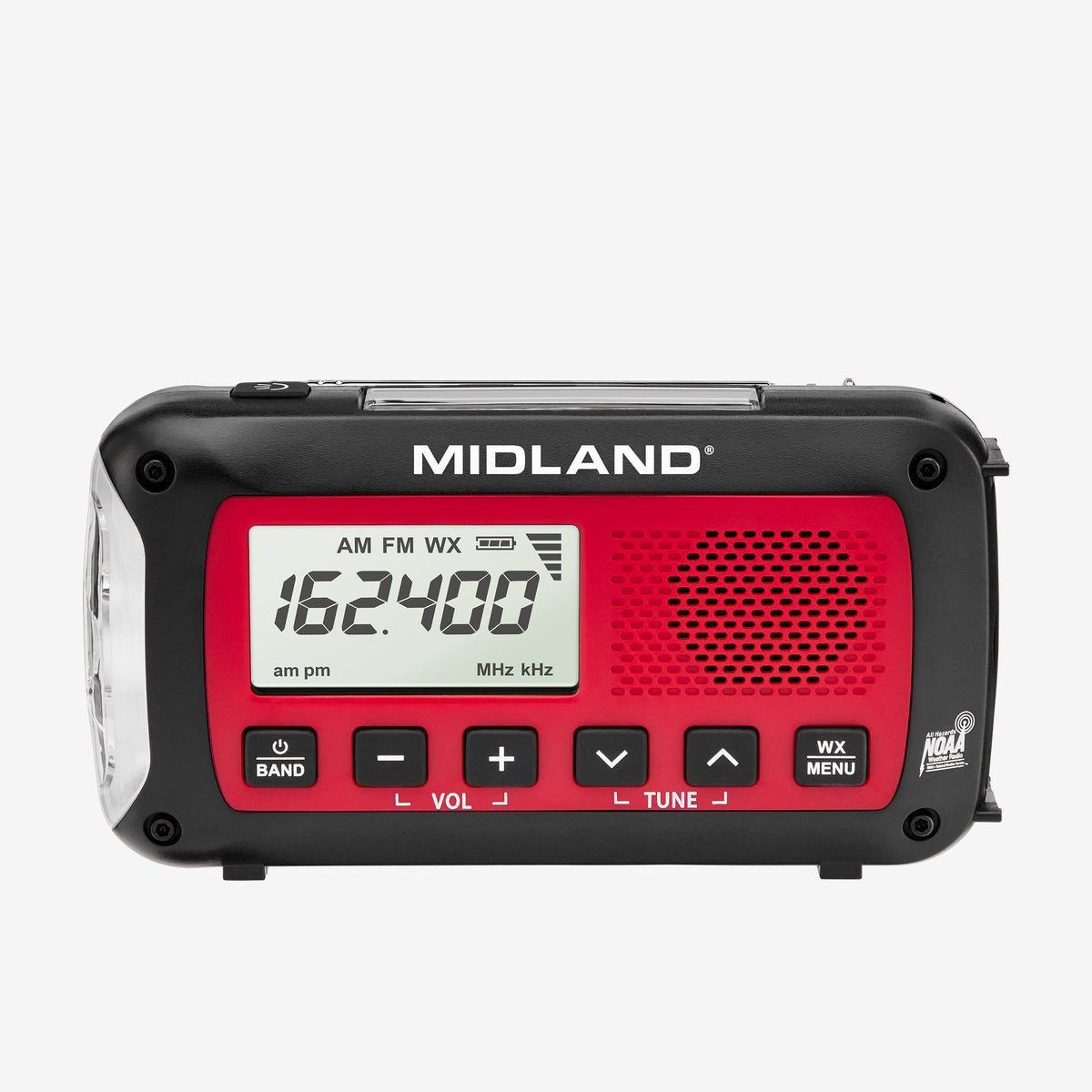 Midland ER40 Portable Emergency Weather Alert Crank Radio - ER40