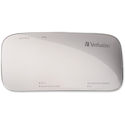 Verbatim Universal Card Reader, USB 3.0 - Silver - USB 3.0 - 97706