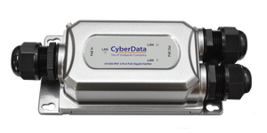 Cyberdata 2-Port IP67 802.3bt to 802.3at PoE Gigabit Switch - 011539