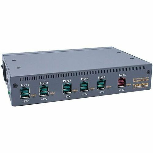 CyberData PoweredUSB 2.0 External Hub - USB - External - 6 USB Port(s) - 010630