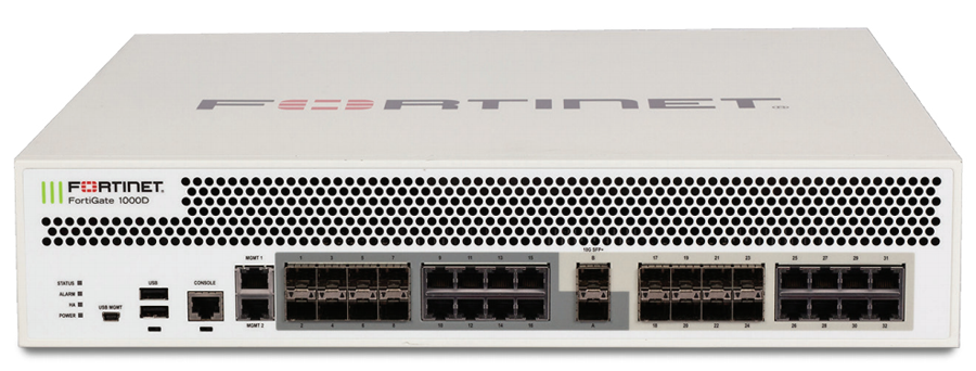 Fortinet FortiGate 1000D Hardware Plus 8x5 Forticare And FortiGuard Enterprise Protection - FG-1000D-BDL-874-36