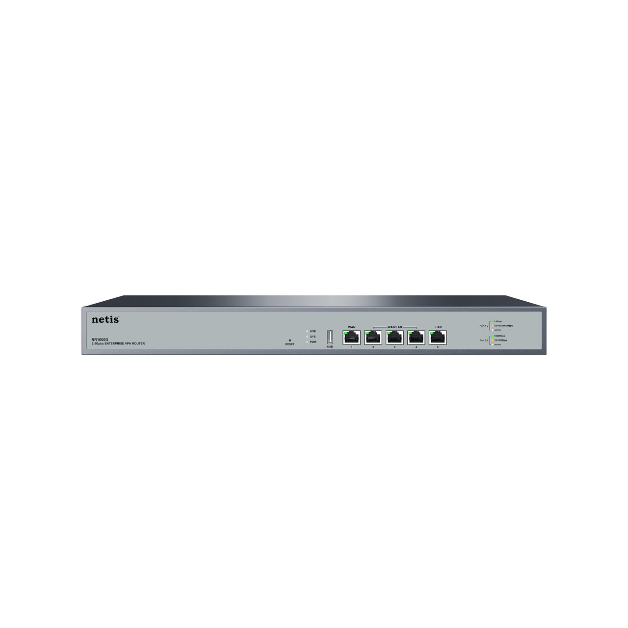 Netis  2.5Gpbs Enterprise Multi-WAN Port Internet Behavior Management Enterprise Router - NR1000G