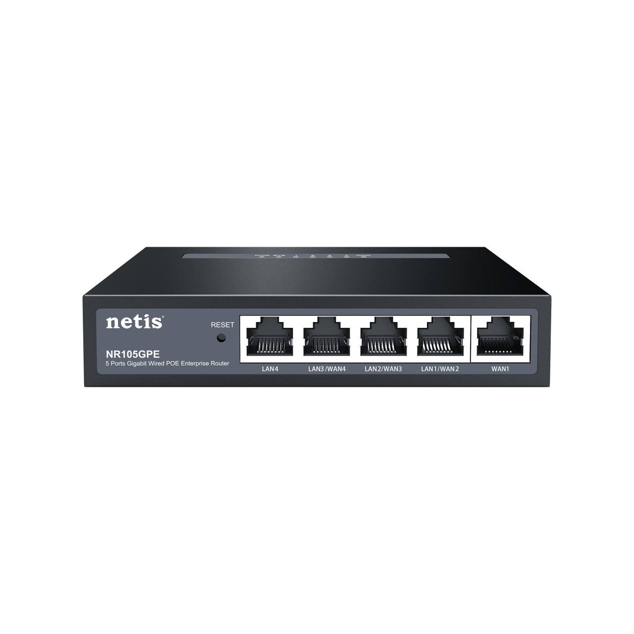 Netis 5-port Gigabit Enterprise-grade POE Router - NR105GPE