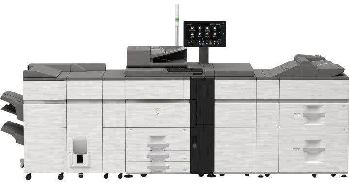 Sharp Electronics Color Networked Multifunction Printer - BP-90C80