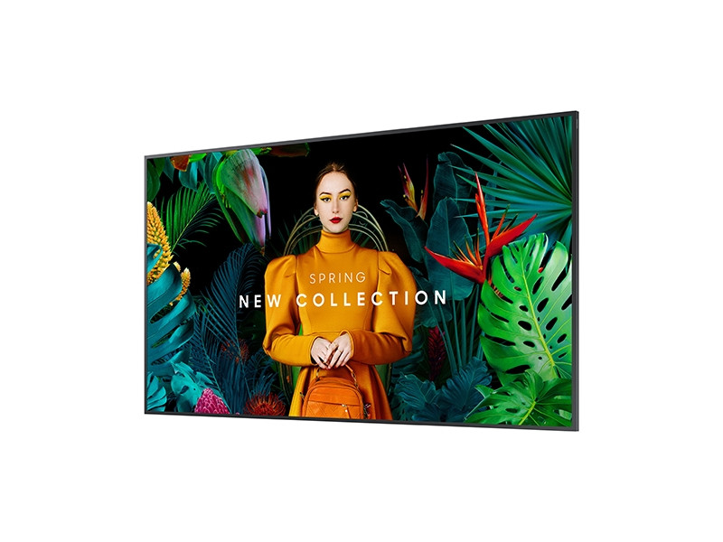 Samsung Qmc Series - Flat - 75inch - 3840 X 2160 - 500 Nit - 8ms - 0.429mm - 4000:1 - 16:9 - Ntsc 72% - Haze 25% - 400 X 400 Mm - Uhd Signage With Built-in Magicinfo S10, Sssp 10.0 - QM75C
