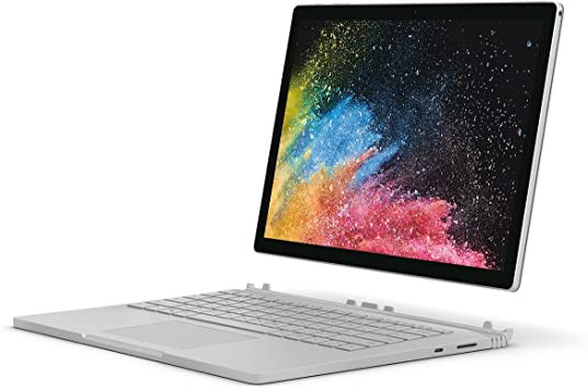 Microsoft Factory Recertified Surface Book2-13 Retail Detachable Intel:I5-7300U/Ci5-2.60Glv 8Gb/Onboard 256Gb/Ssd Mr 802.11Ac+Bt 2Xwebcam Intel-Hd620/Igp 13.5Pixelsense/Touch W10P-64 3.4Lbs Silver 1Yr - JLV-00001