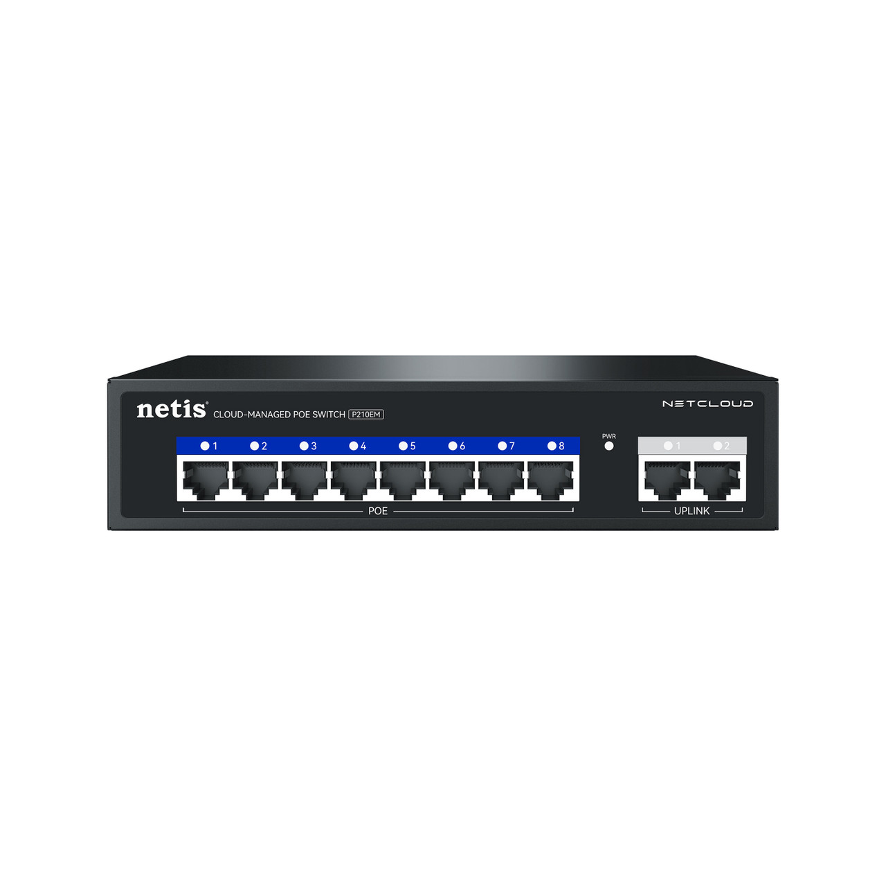 Netis 10/100/1000M Series  8FE POE+2FE Cloud Managed POE Switch - P210EM