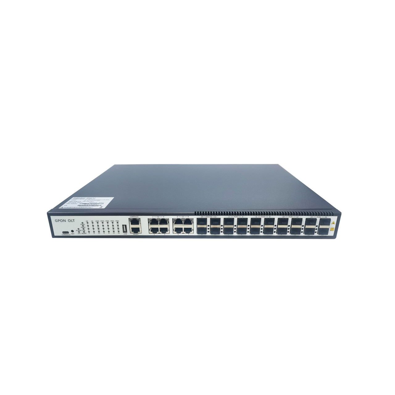 Netis 16 Port GPON OLT Support multiple link redundancy protocols such as FlexLink/STP/RSTP/MSTP /ERPS/LACP - NOG5816