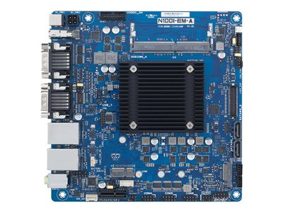 ASUS N100I-EM-A - Motherboard - Mini ITX - Intel N-series N100 - USB 3.2 Gen 1 - Gigabit LAN - Onboard Graphics - HD Audio - 90ME07U0-M0UCY0