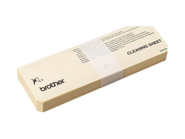 Brother Platen (Roller) Cleaning Sheet for PocketJet, 100 Sheets - LBX082