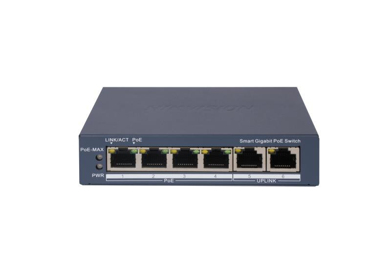 Hikvision DS-3E1506P-EI 4 Port Gigabit Smart POE Switch