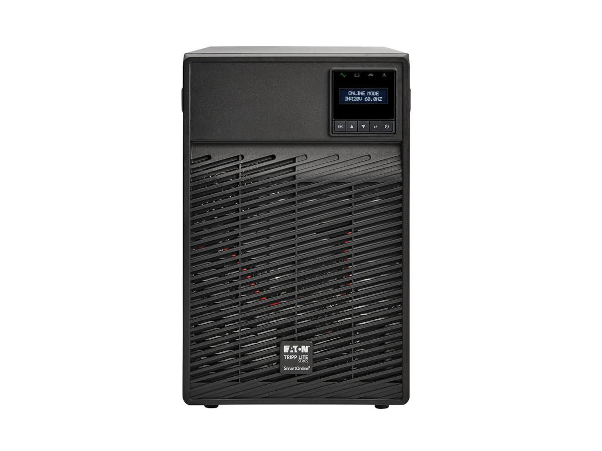 Eaton Tripp Lite Smartonline 1Kva On-Line Double-Conversion Ups, Tower, Interactive Lcd Display, 100/110/120/127V Nema 5-15R Outlets - SU1000XLCD
