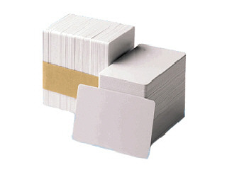 Fargo Standard HoloMark Card with High-Coercivity Magnetic Stripe - Silver - E - CR-80 - 500 cards per box - 82344