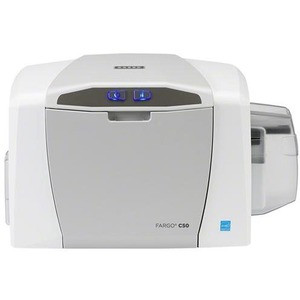 Fargo DTC1250e Single Sided Desktop Dye Sublimation/Thermal Transfer Printer - Color - Card Print - USB - 6 Second Mono - 16 Second Color - 300 dpi - 2.13" , 2.06" , 2.11" , 2.04" Width x 3.38" , 3.31" , 3.36" , 3.30" Length - For PC