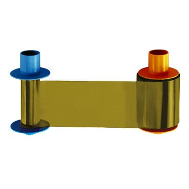 Fargo DTC4500 RIBBON GOLD METALLIC 1000 IMAGES - 45207