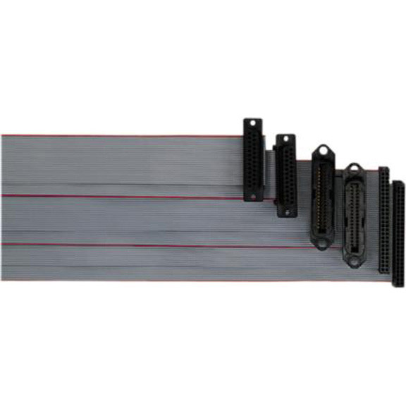 Blackbox Ribbon Cable, Db25 Connector, M/M 1 Ft Non Cancelable/Non Returnable - EY230-MM-01