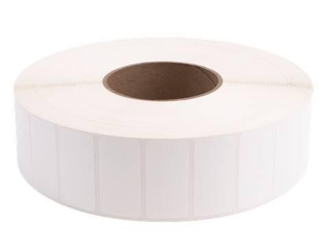 Brother 2x1 TT Synthetic (Polyester) Glossy Label (use Wax / Resin or ResinRIBBON ), 8 OD / 3 Core, 6, 215 Labels/Roll, 4 Rolls/Case - BEG1B025051
