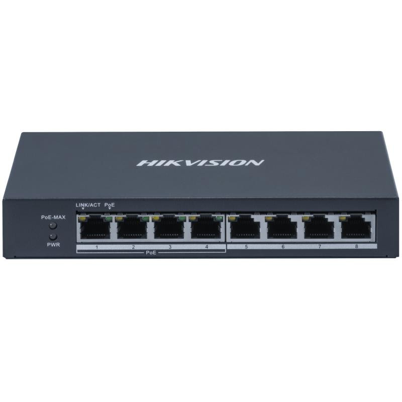 Hikvision DS-3E0508P-O 8-Port Gigabit Switch with 4 POE+
