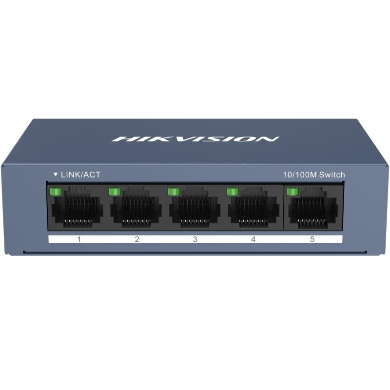 Hikvision 5-Port Fast Ethernet Switch - DS-3E0105-O