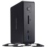 Shuttle  NC03U - 0.8L Nano Thin-client PC/Media player. Celeron 3865U,16GB PC4-19200 2400MHZ DDR4 Non-ECC, 2.5 120GB SSD, 3 years warranty. - NC0300U-Q28754A