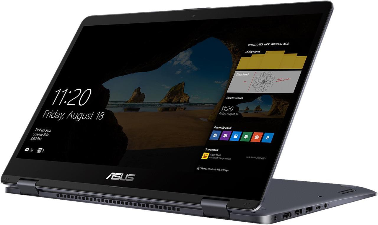 Asus VivoBook Flip Intel Core i7-8550U 16GB Memory 128 GB SSD 1TB HDD NVIDIA GeForce 940MX 15.6" Touchscreen 1920 x 1080 Convertible 2-in-1 Laptop Windows 10 Home 64-Bit -TP510UQ-IH74T