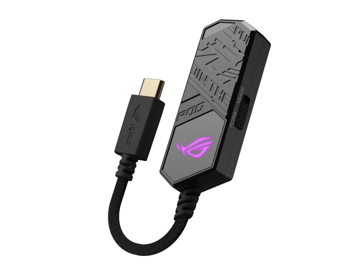 Asus  ROG Digital-to-analog Audio Converter - USB - Smartphone, PC, Notebook, MAC, PlayStation 4, Nintendo Switch, PlayStation 5, Gaming Console - ROG CLAVIS