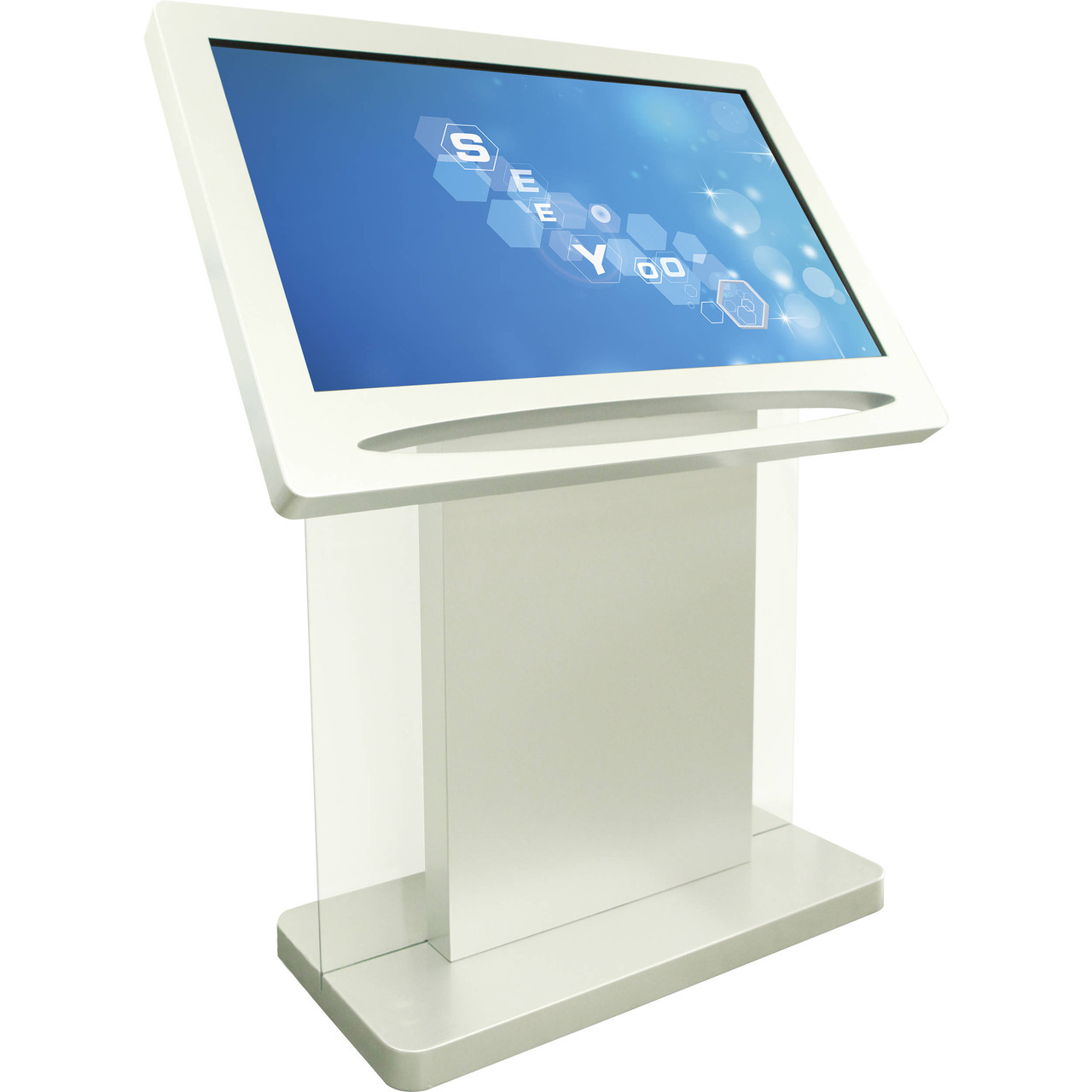 Shuttle  42in Interactive Kiosk White by Shuttle DH170 - MILAN LANDSCAPE WHITE