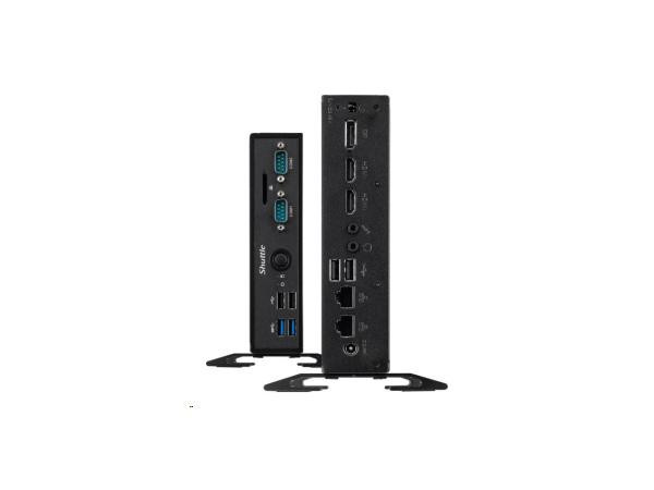Shuttle  DS77U5-1.3 Liter Slim Fanless Thin-Client PC/Media Player, Intel 2.5GHz i5-7200U, 8GB PC4-19200 2400MHZ DDR4 SODIMM NON-ECC, 2.5 120GB SATA III INTERNAL SSD, WINDOWS 10 PRO 32BIT / 64BIT - DS7700U5-Q28696