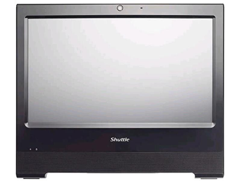 Shuttle  XPC AIO X50V7 BLACK Embedded Intel Celeron 4205U All-In-One Barebone PC, Fanless, IP54 Certified, VESA compatible, No RAM, No HDD/SSD, No OS - X50V7BLACK