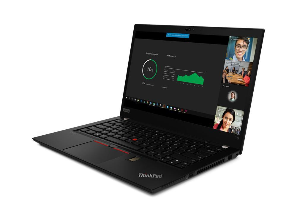 Lenovo Thinkpad T14 Gen 1 20S0003EUS 14" Touchscreen Notebook - Full HD - 1920 x 1080 - Intel Core i5 10th Gen i5-10210U Quad-core (4 Core) 1.60 GHz - 16 GB RAM - 256 GB SSD - Black - Windows 10 Pro - Intel UHD Graphics